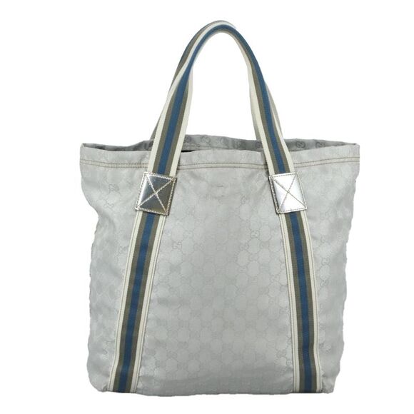Pre Loved gucci Women Grey Tote Bags - Picture 3 of 8